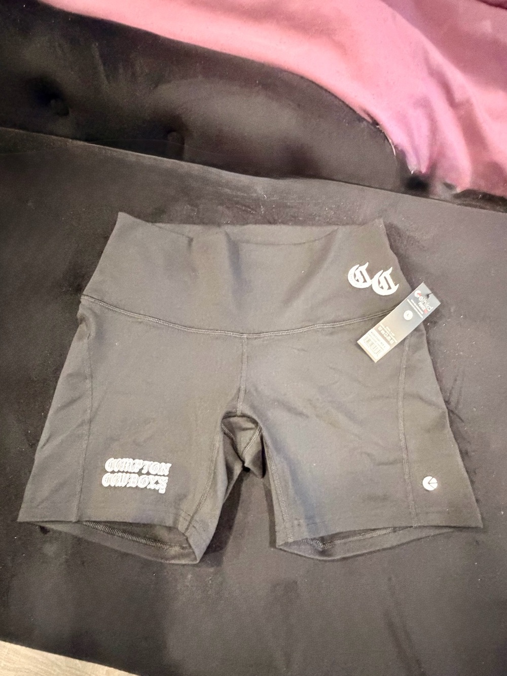 Ethika biker short Black High-Waist Performance Bike Shorts NWT